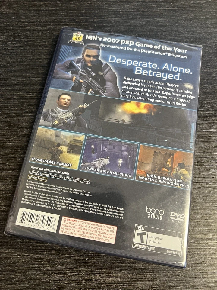 Sony PlayStation 2 PS2 Syphon Filter: Logan's Shadow - Brand New & Sealed - Image 2 of 3