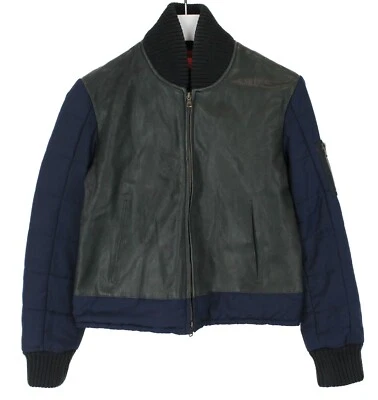 TOMMY HILFIGER Collection Leder Bomber Jacke Damen M Groß - Bild 1 von 4