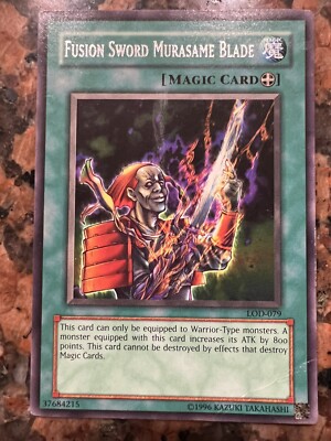 Yu-Gi-Oh! TCG Fusion Sword Murasame Blade Legacy of Darkness LOD-079