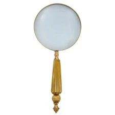 Brass Magnifier Magnifying Glass Lens For jewelries maps,Reading Soldering Décor