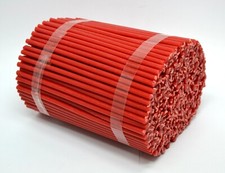 100 St. 18,5 cm roten Kerzen Wachs     18,5 cm