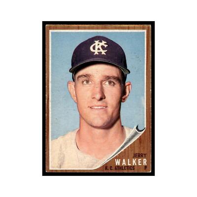 Jerry Walker 1962 Topps #357 Kansas City Athletics Baseball Card VG