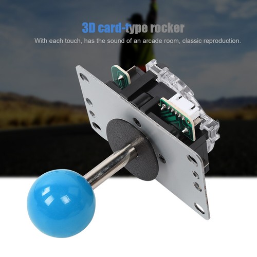 (Blue) USB Controller For PC For Arcade Fighting Game Single Joystick Set - Picture 6 of 10
