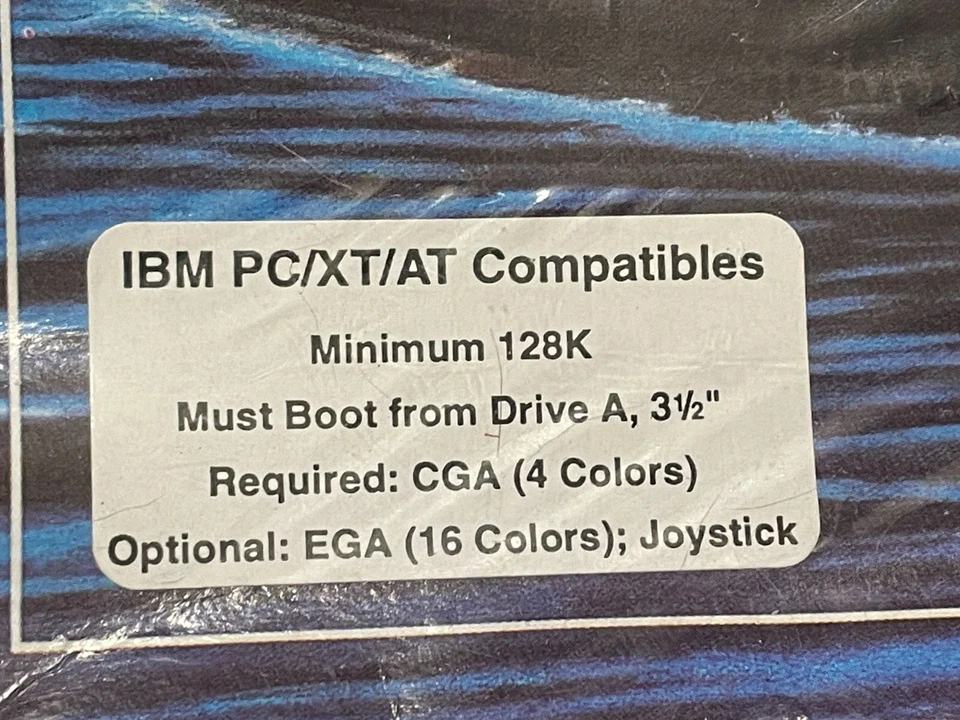 NOS Vintage 1985 Silent Service Submarine Simulation Microprose IBM PC 3 1/2" - Image 2 of 4