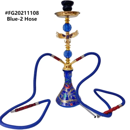 Elegant Fine Large 52cm Shisha Hookah Four Hose Handmade Traditional Gift XMAS - Picture 29 of 55