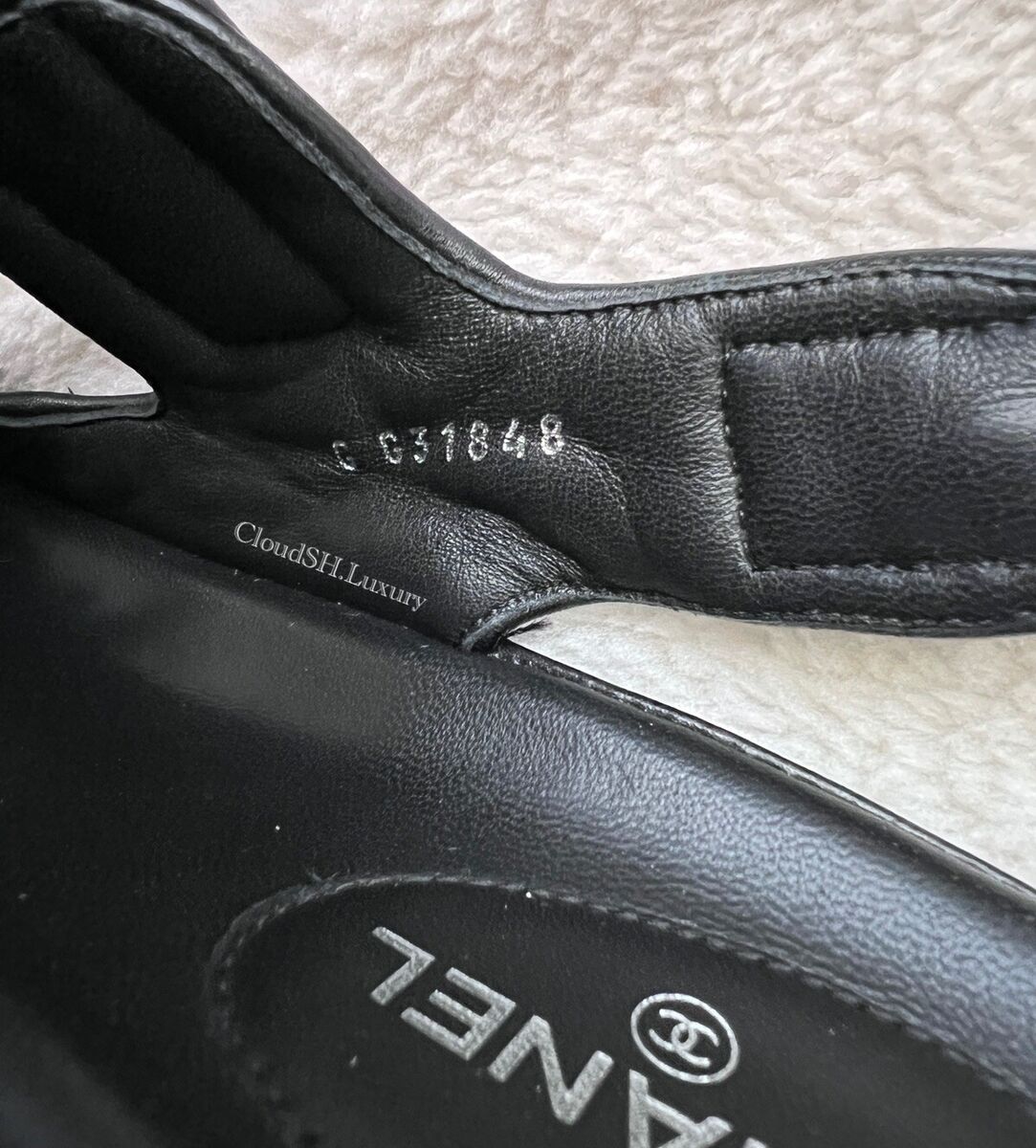 Auth Chanel Classic CC Logo So Black Dad Sandals - Size 36 Auth Chanel Classic CC Logo So Black Dad Sandals - Size 36