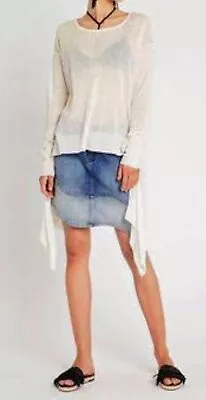 sass and bide denim skirt