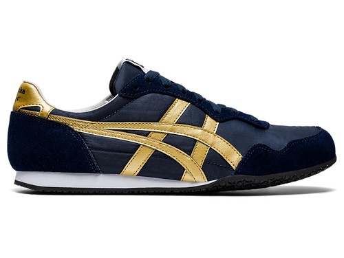 Onitsuka Tiger SERRANO MIDNIGHT / PURE GOLD 1183B400 400 UNISEX Japan NEW! F/S - Picture 9 of 14
