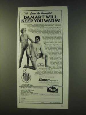 1979 Damart Underwear Ad - Will Keep You Warm
