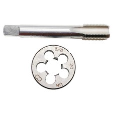 5/8-20 Tap & Die Set Tool Right Hand HSS 5/8x...