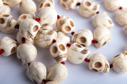 Goddess Kali Mund Mala Necklace Skeleton necklace KALI Skull Mala 54+ 1 beads - Picture 1 of 8