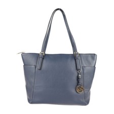 Borsa a tracolla Michael Kors JET SET ITEM 35H7GTTT9L in pelle blu navy