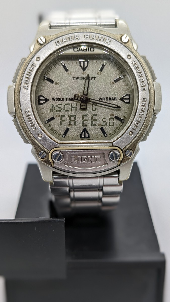 Vintage Casio Data Bank Watch ABX 60 | eBay