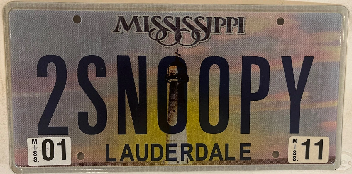 Beagle top license plate