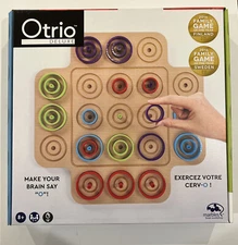 NEW OTHER Otrio DELUXE Strategy Game Wood Board by Marbles Brain Workshop