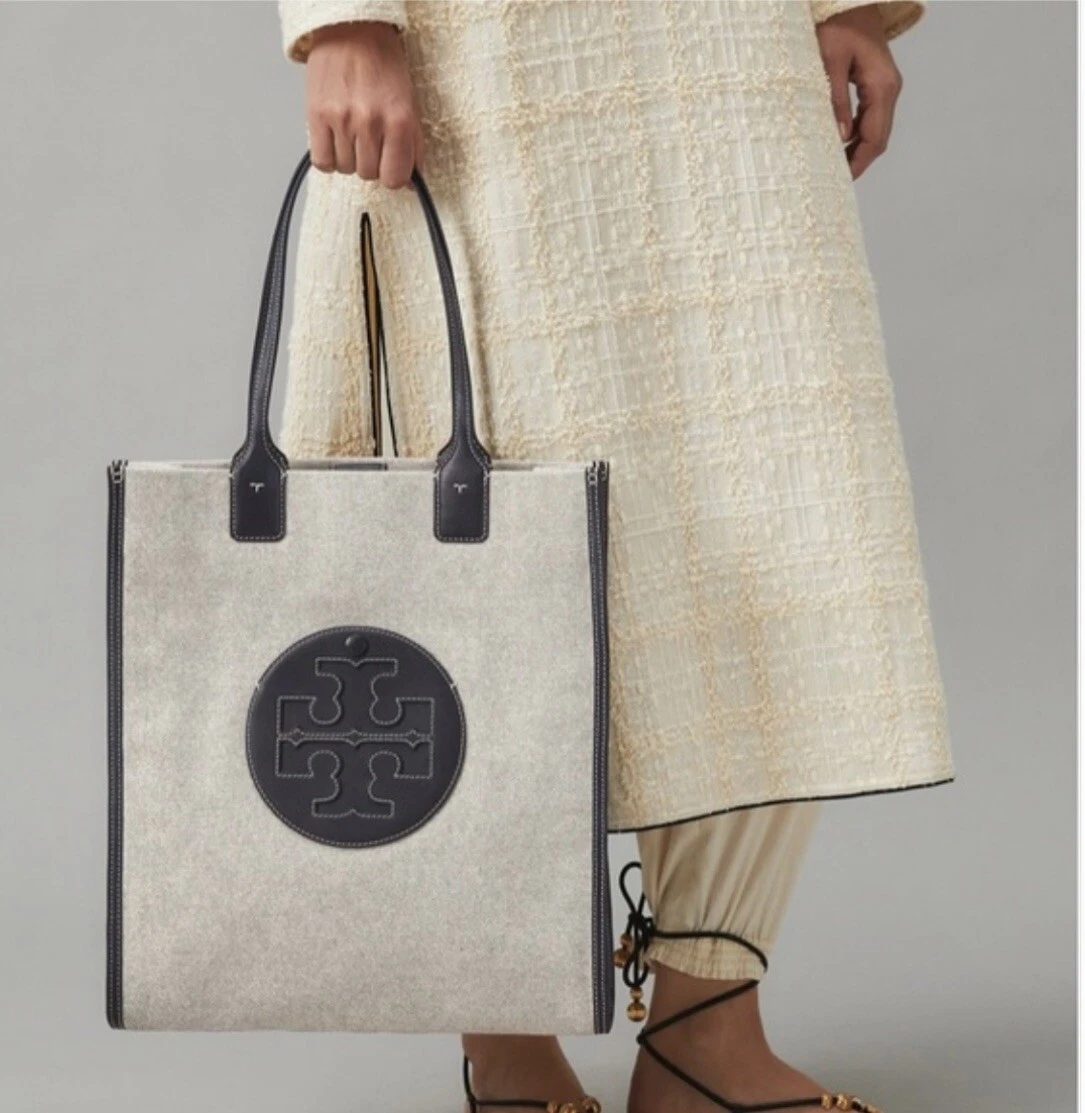 tory burch canvas tote bag