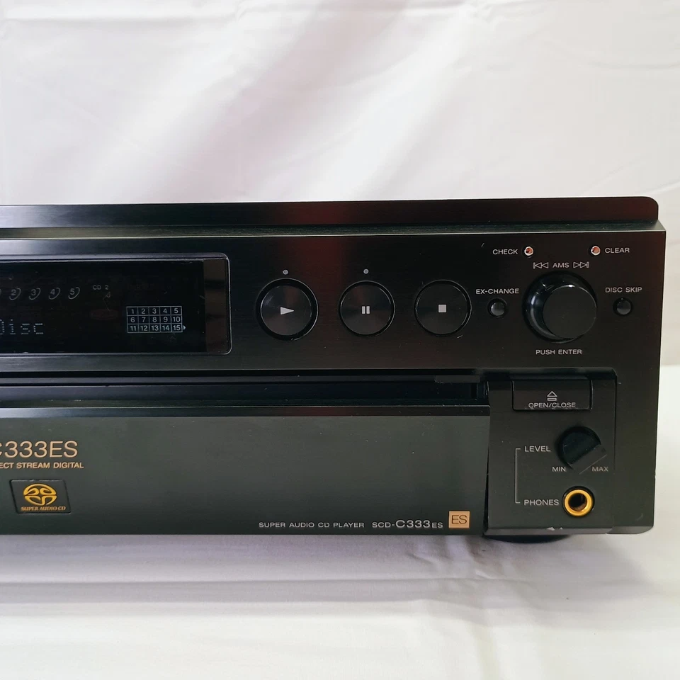 SONY SACD Player SCD-C333ES with REMOTE Working READ Vintage HI-FI Y2k Super CD - Image 4 of 4