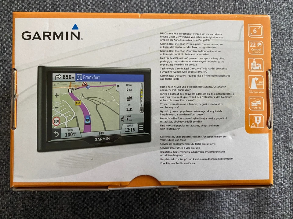 Navigationsgerät Garmin nüvi 67 LMT Schwarz komplett in sehr gutem Zustand - Bild 2 von 4