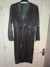 Boohoo Sparkly Dress Size 16