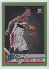 2019 Donruss Optic Rated Lime Green Prizm 86/149 Justin Robinson Rookie RC 1u6