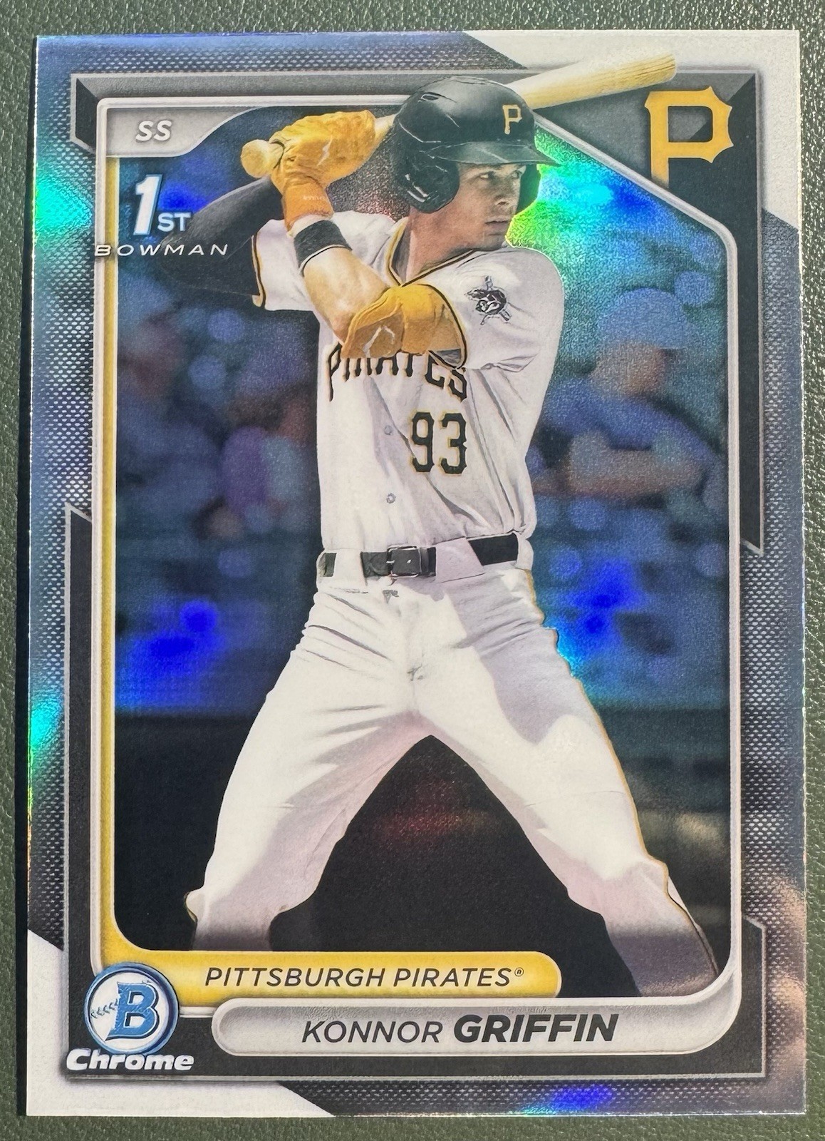 2024 Bowman Draft - Chrome 1st Konnor Griffin #BDC-22 (RC) Refractor | Pirates