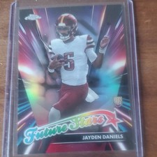 2024 Topps Chrome Future Stars Refractor Rookie Jayden Daniels #FS-2 Commanders
