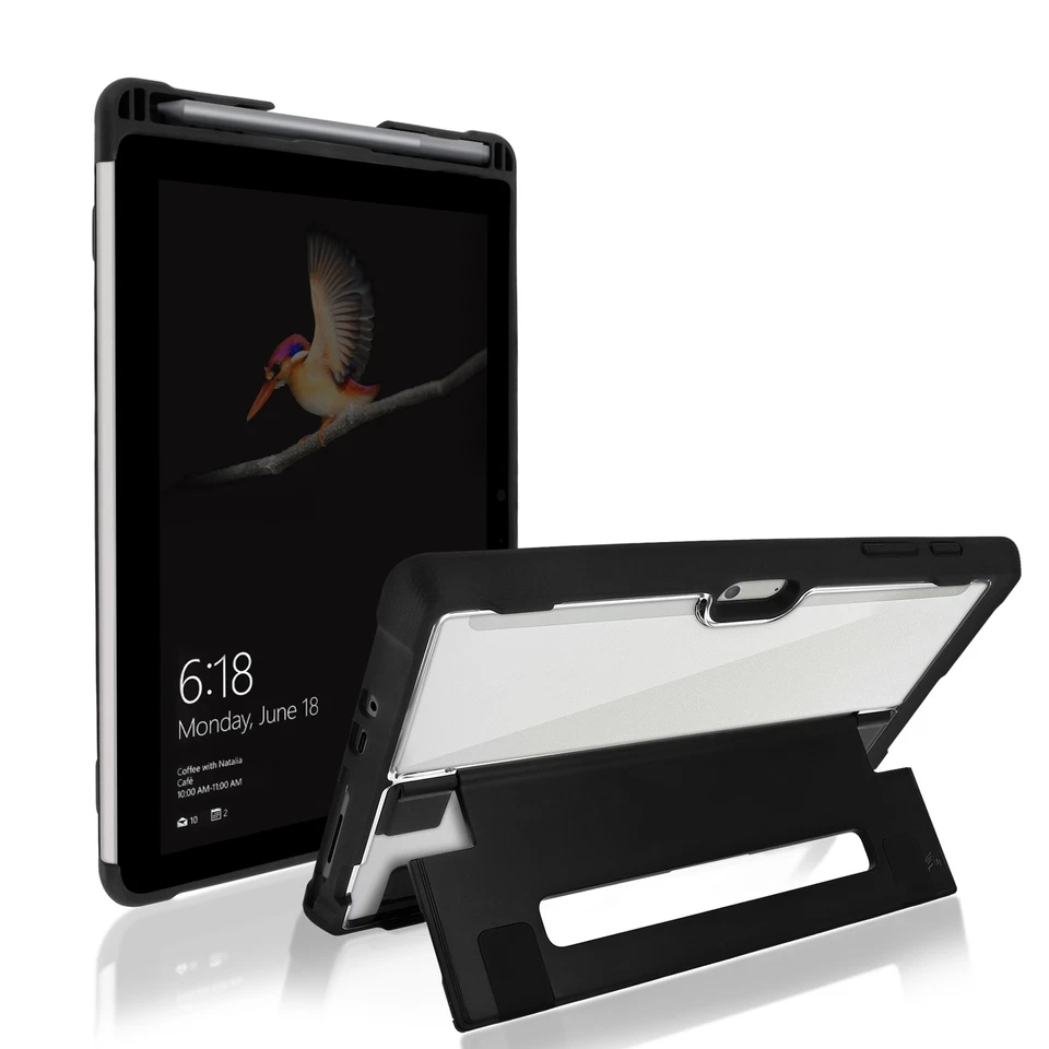 Case Microsoft Surface Go 10.1 Support Stand STM Goods Transparent - Image 2 of 4