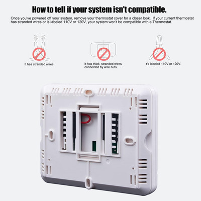 H725 5/1/1 Day Programmable Heat Pump Thermostat, 2 Heat/1 Cool DIY Instal, with