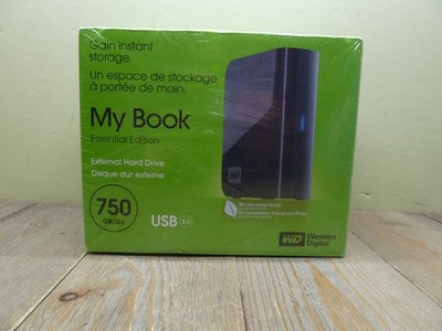 Western Digital My Book WD7500H1U 750GB USB External Hard Drive Black