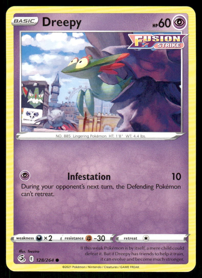 Dreepy 128/264 - Fusion Strike - Common NM