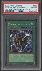 Mask of the Accursed LON-019 Labyrinth of Nightmare 1st Edition Super Rare
