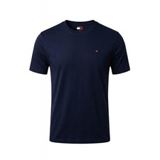 Image of Tommy Jeans | DM22504 Core Small Flag Logo Cotton Half Sleeve T-Shirt