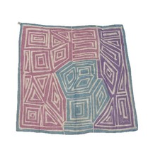 VTG Vera Neumann Verasheer Square Scarf Sheer Art Abstract Silk Blend Japan READ