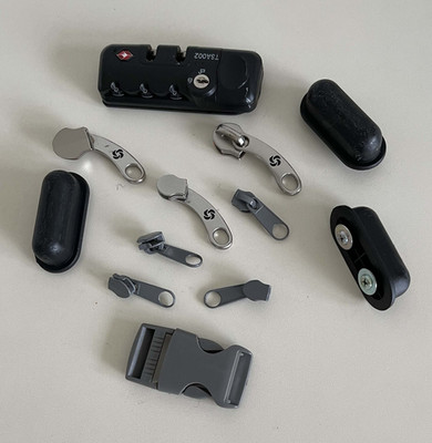 Samsonite Suitcase Luggage Lock TSA002 Handle Zipper Hold Pulls Parts Stud Feet