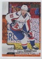 2017-18 O-Pee-Chee Platinum Orange Checkers 20/25 Evgeny Kuznetsov #12 01ks