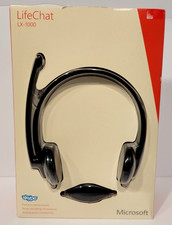Microsoft LIFECHAT LX-1000 Black Headband Headset NEW 2012 skype