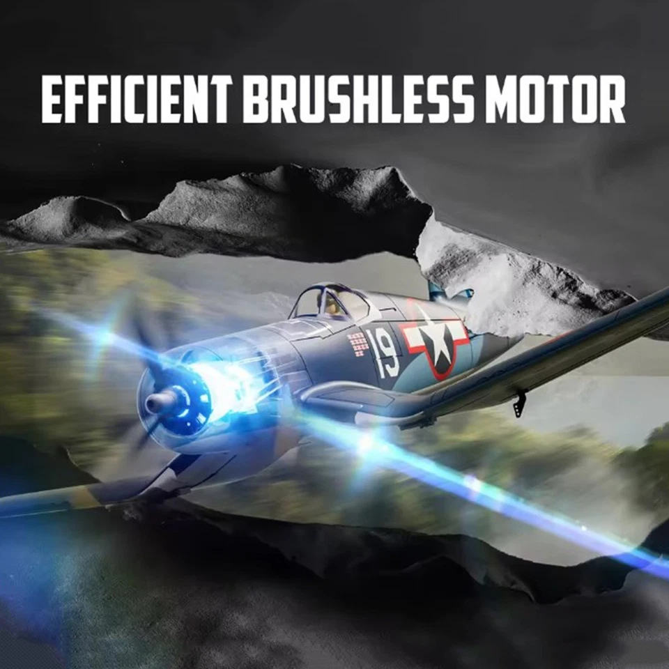 New Volantex F4U Corsair RC Plane With Brushless motor 2.4G 4CH 500MM Fixed Wing - Image 2 of 4