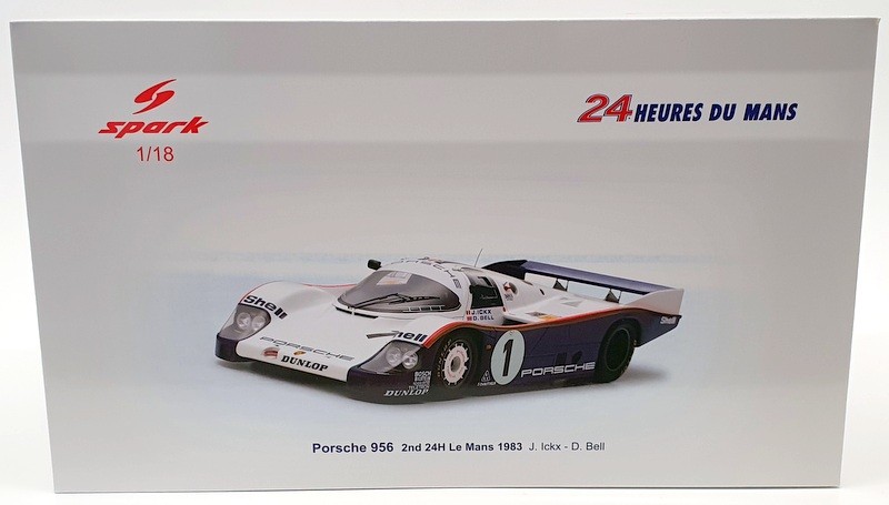 ミニカー PMA 1/18 Porsche 956 No.2 2nd 24H Porsche 956 (winner Le Mans 24h 1982) 1:18 model car Spark