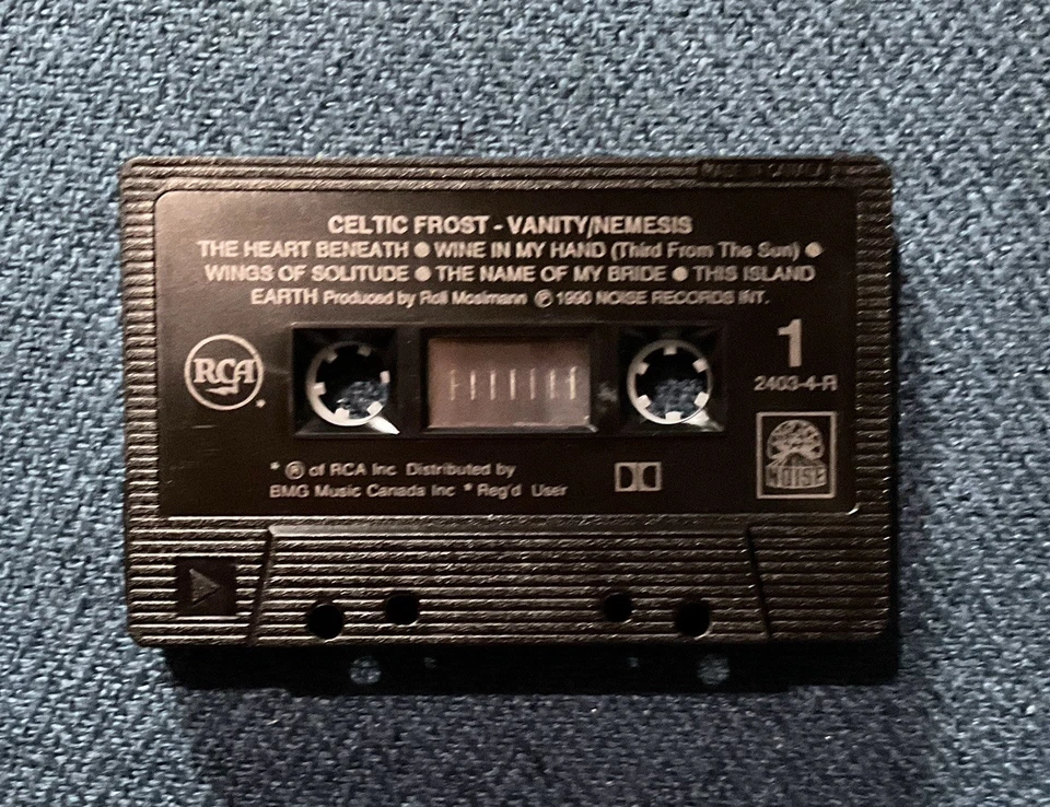 Celtic Frost- Vanity/Nemesis Cassette Tape - Image 2 of 3