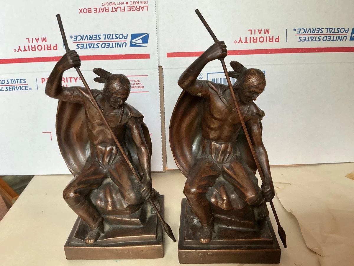 Antique Indian Bookends In Antique Metalware | eBay