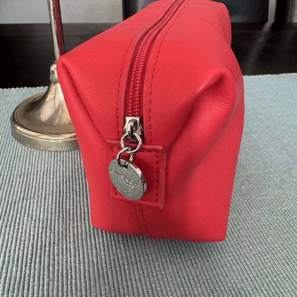 Givenchy Parfums Red Cosmetic Bag - Image 2 of 4