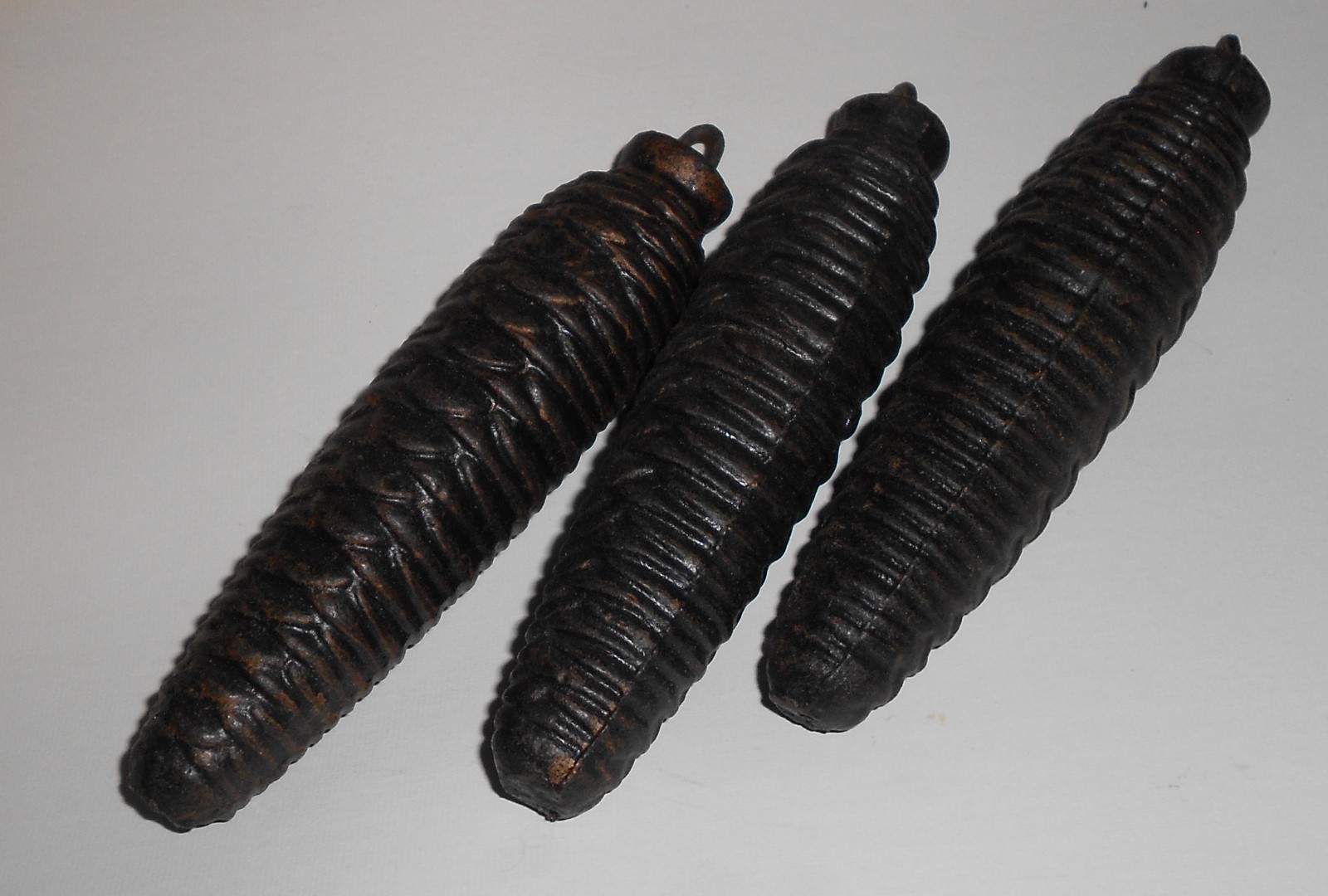 3 Large 5” Pinecone Weights for Heavy Cuckoo Clocks