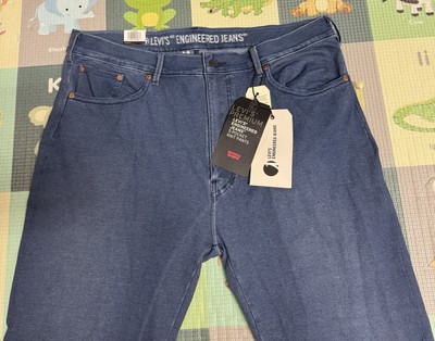 Levi's Engineered Jeans Knit Mens Sz XL Blue Stretch Joggers Pants