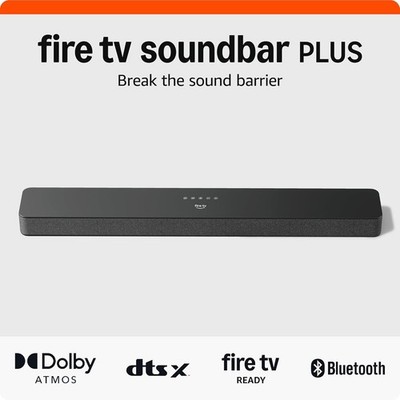 Amazon Fire TV Soundbar Plus (newest model) with built-in