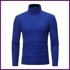 Spring Autumn Thin Men Pullovers Sweaters Turtleneck Knitted Sweater for Men