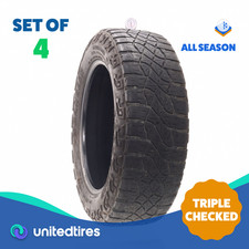 Set Of 4 Used Lt 26560r20 Goodyear Wrangler Territory Mt - 6.5-8.532 19c0w