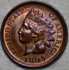 Uncirculated 1895 Indian Head Cent, Sharp specimen.