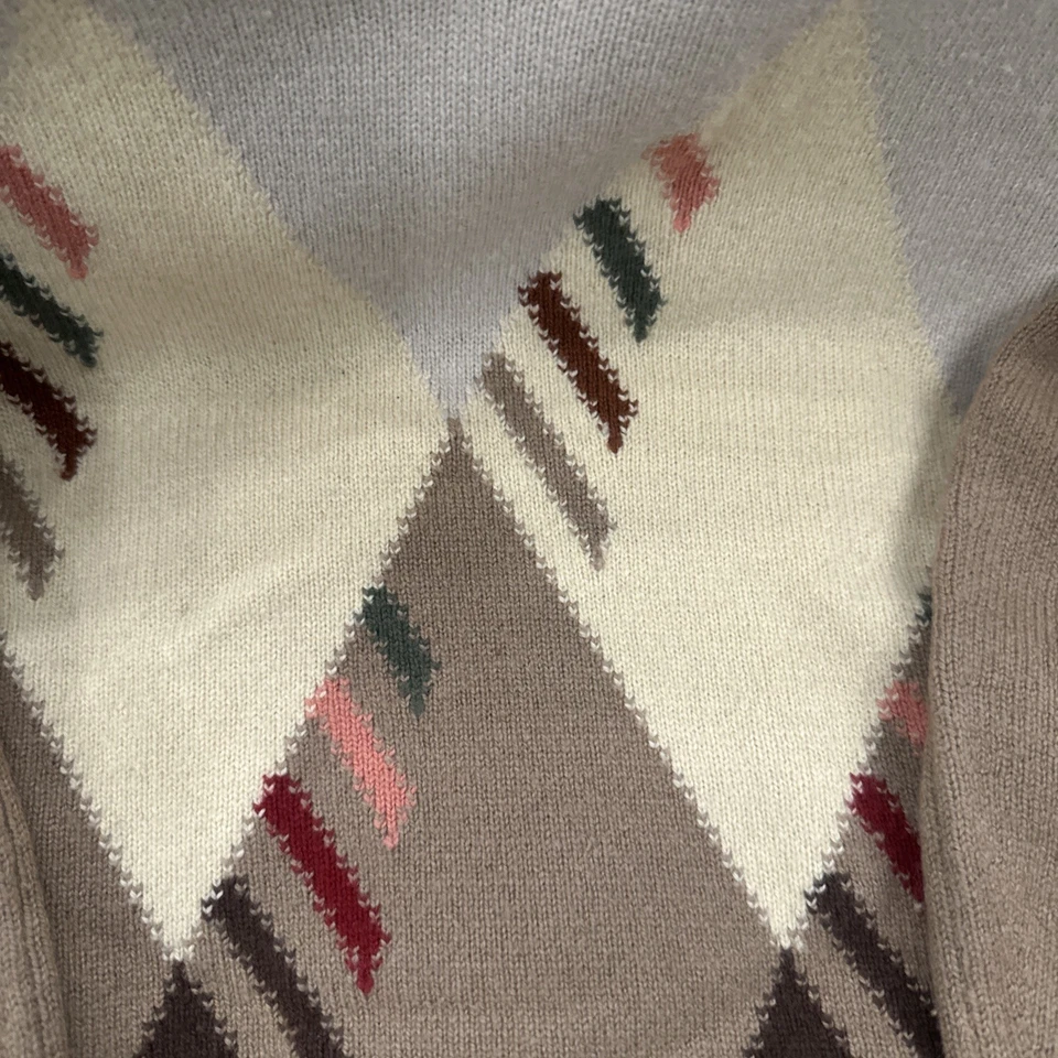 Suéter de Cachemira Pringle of Scotland Cuello en V Pullover Para Hombres 42/107 EE. UU. Grande Tostado Foto 3 de 4