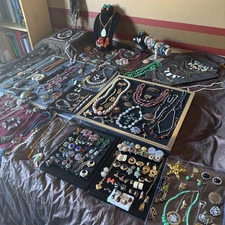  Huge Vintage to Now Rhinestone Costume Jewelry lot  +13lbs some signed