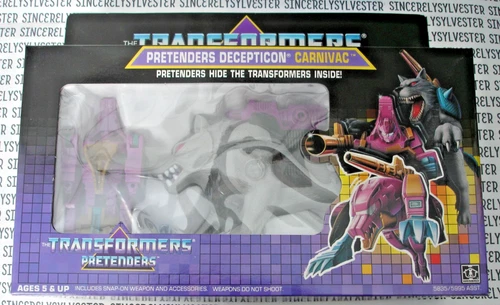 1987 Transformers Pretender Carnivac Factory Sealed In Mint Box MISB